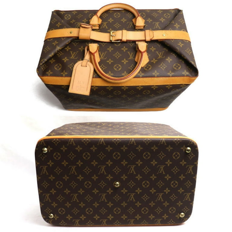 Pre Owned LOUIS VUITTON Louis Vuitton Cruiser Bag 45 Boston Monogram Brown M41138 Women s Good Walmart