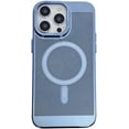thumbnail image 5 of Heat Dissipation Magnetic Case for iPhone 13 Pro Max Compatible with Magsafe Slim Hard Wireless Charging Plating Electroplate Cover (for iPhone 13 Pro Max,Light Blue), 5 of 14