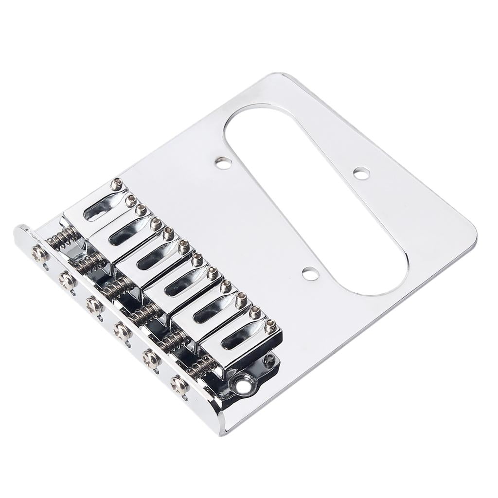 Guitar Pickup Bridge Tailpiece Set for Caster Guitar with Screw Wrench