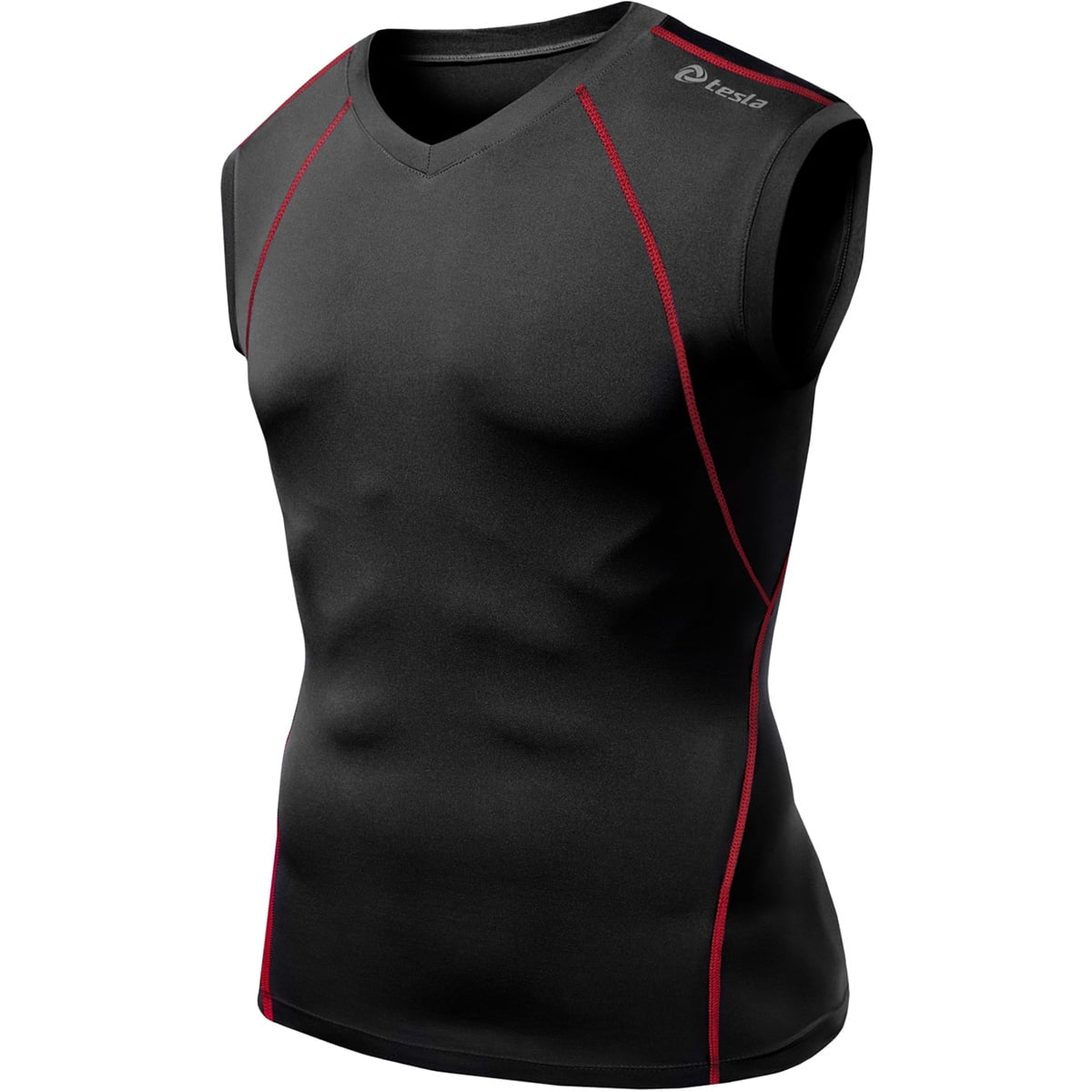 TSLA Tesla V15 UPF-50 Sleeveless V-Neck 