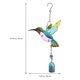 thumbnail image 4 of FELTECHELECTR Carillón de viento de colibrí para jardín, colgante decorativo para jardín, decoración de fiesta, 4 of 6