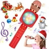 Karaoke Microphone TSV Handheld Wireless Bluetooth Karaoke Microphone Mic Speaker, Home Stereo Bluetooth Karaoke Microphone Kids Singing Mic USB KTV Player Microphone for Android/iPhone/PC/Headset