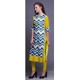 thumbnail image 3 of Bimba PrintedÂ&nbsp;KurtiÂ&nbsp;Summer Wear Kurta Straight Tunic Dresses For Women, 3 of 6
