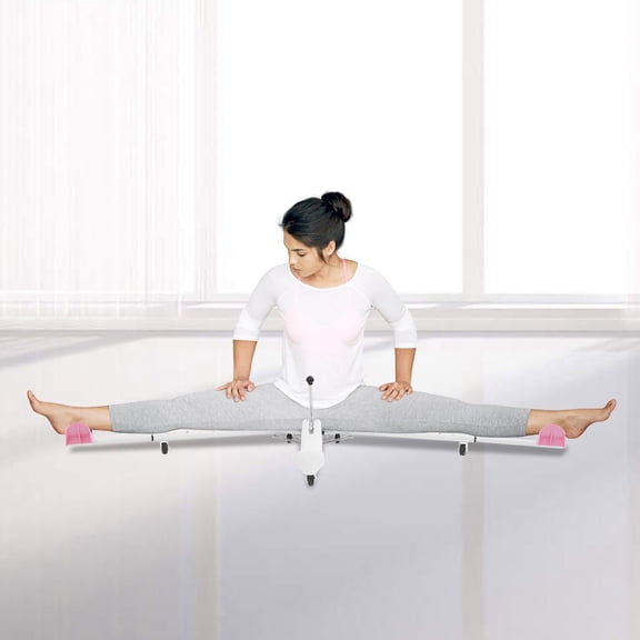 ToppiJoy  Adjustable 0-180° Leg Stretcher Split Machine for Flexibility, Leg Split Stretching Machine, Gymnastics Training Equipment with 5 Wheels for Gym, Dance Classroom, Yoga Studio