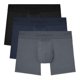 thumbnail image 1 of Bóxers Trunk Underwear Tommy John Second Skin para hombre, color negro, paquete de 3, 1 of 8