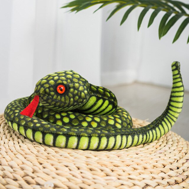 110-300CM Simulated Python Snake Plush Toy Giant Boa Cobra Long Stuffed Snake Plushie Pillow Children Boys Gift Home Decoration1300cm Deng Xun unisex