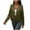 Army Green, variant on Faux Suede Leather Jackets for Women Early Fall Fashion Fringe Motorcycle Jacket Cowgirls Tassel Cropped Coats Open Front Long Sleeve Outerwear