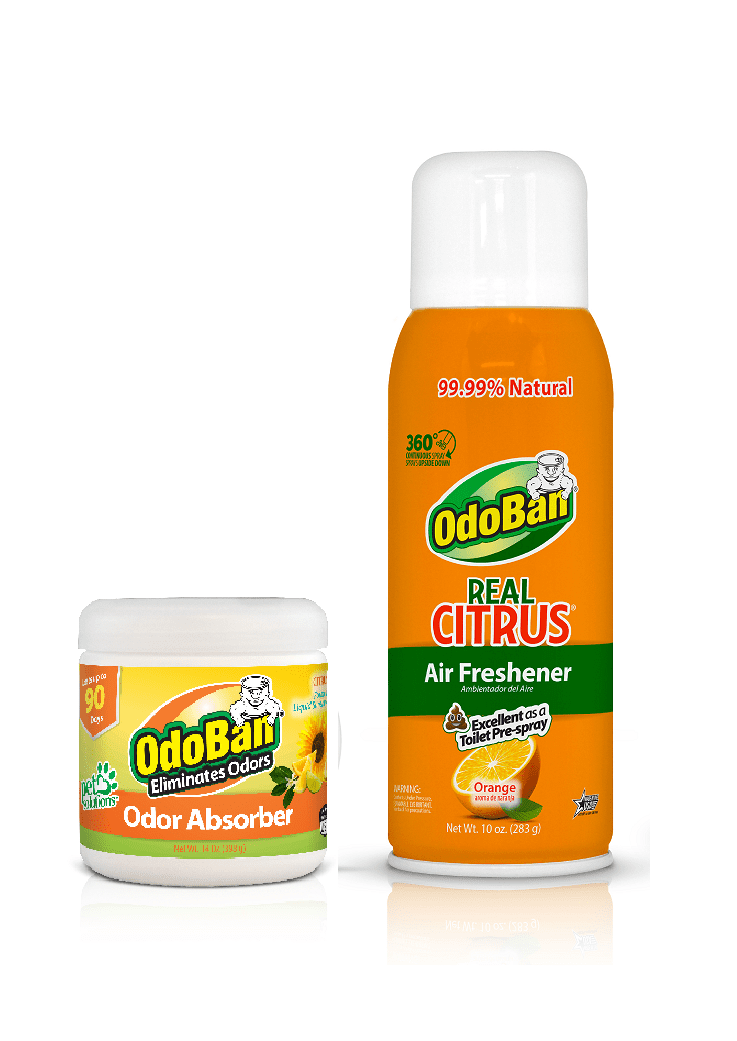 OdoBan Real Citrus Orange Air Freshener 360 Continuous Spray and Citrus