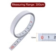 thumbnail image 2 of 2 Pack Self Adhesive Tape Measure 300cm Metric Left to Right Reading Measuring Tape Steel Sticky Ruler, White, 2 of 5