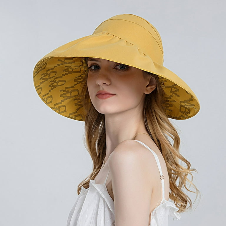 fvwitlyh Womens Artist Hat Women Sun Hat Wide Brim Beach Hat
