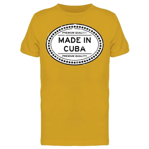 Quality Made In Cuba Tee Men's -Image by Shutterstock