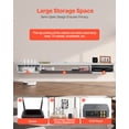 thumbnail image 4 of Soporte de TV flotante VEVOR, centro de entretenimiento de pared de 183 cm con orificio para cable, estante flotante moderno con gabinete de almacenamiento, 4 of 9