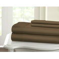 thumbnail image 1 of 1200 Thread Count 100% Cotton Solid Sheet Set (King, Brown), 1 of 2
