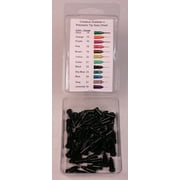 22 Gauge 0.5 Inch, Precision Applicator Dispensing Needle Tips, 50 Pieces
