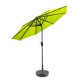 thumbnail image 2 of WestinTrends Paolo 9 Ft Patio Umbrella with Base Included, Market Table Umbrella with 20 Inch Fillable Black Round Base, Lime Green, 2 of 7