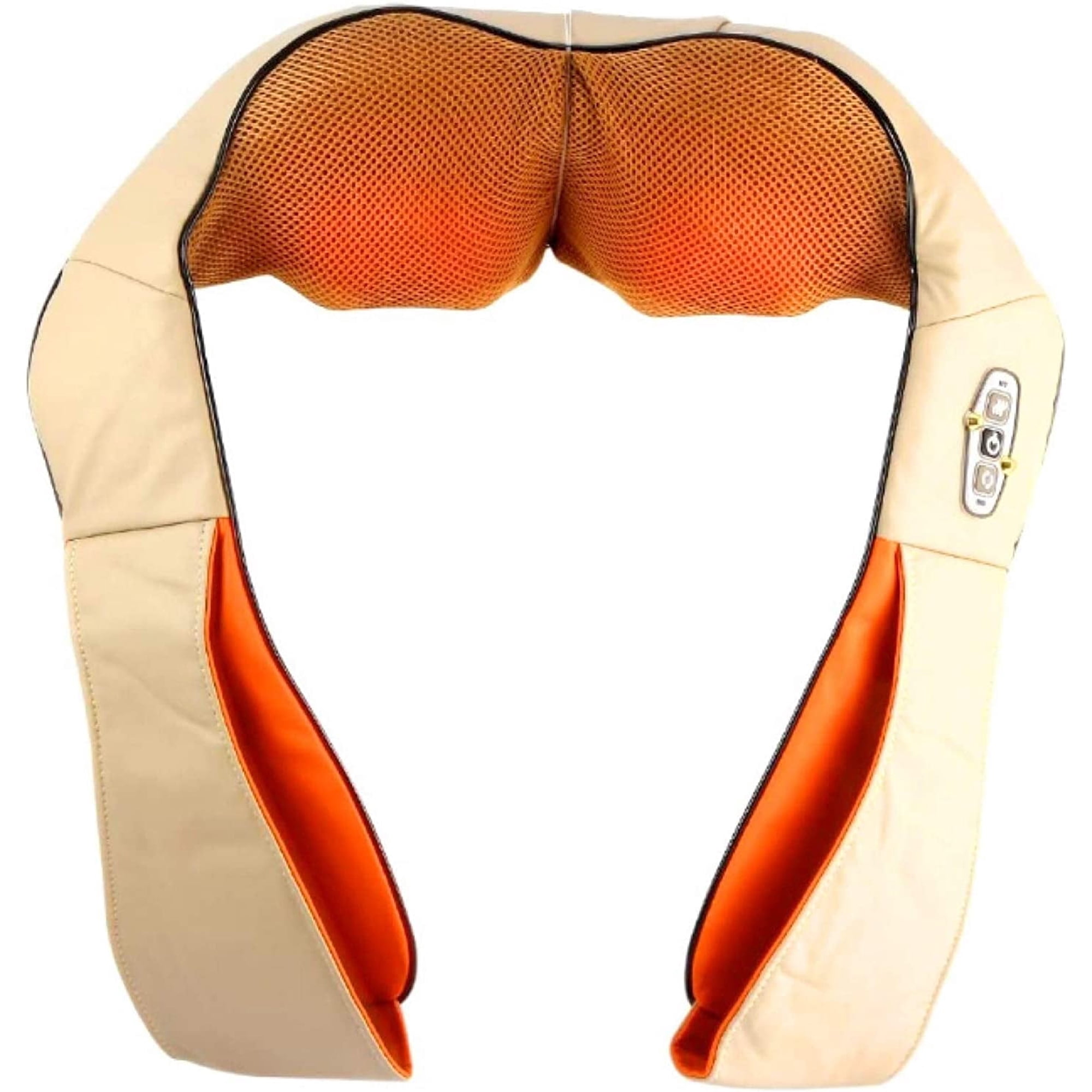 Shiatsu Back and Neck Massager - Kneading Massage Pillow with Heat for Shoulders, Lower Back, Calf - Use at Home and Car, Shoulder, Neck Brace Support
