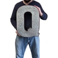 thumbnail image 2 of 20" Metal Letter "Q" , Silver with Rusted Edges by SciencePurchase, 2 of 6