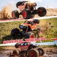 thumbnail image 4 of JoyStone Metal Car Large 1:8 Scale 4WD Remote Control Monster Truck with 2 Batteries Toys Gifts for Kids Adults 2.4Ghz All Terrain Off-Road Vehicle, Red, 4 of 12