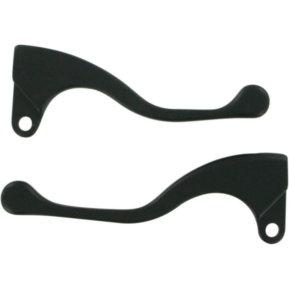 Parts Unlimited Shorty Style Power Black Lever Set (44-1116)