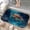 Sea Turtle in Coral Reef, variant on 1pc Black Cat Among Flowers Absorbent Non-Slip Bathroom Thickened Flannel Rug Decor,Soft,Quick Drying,Suitable For Indoor/outdoor Use,Bathrooms,Bedrooms,Kitchens,Terrace,Laundry Rooms,16"x24"