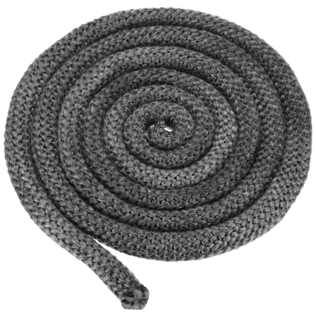 Uxcell Wood Stove Gasket, 1" x 118.1" Round Fiberglass Seal Rope for Fireplace Door/Wood Stoves [Black]