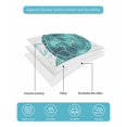 thumbnail image 5 of Quilts Twin-XL Size Bedding Set, Coastal Sea Turtle Lightweight Quilted Comforter, Teal Green Summer Ocean Coral Sea Fish Soft Bedspread Coverlet with Pillow Covers for All Season, 68" x 98", 5 of 7