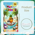 thumbnail image 2 of Colorful Print Hello Summer Banner Tropical  Summer Backdrop Pineapple Pattern Gnome Design Summer Background for Summer Parties Beach Vacations Outdoor Gatherings, 2 of 8