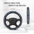 thumbnail image 3 of Cauagu Marine Nautical Print Car Steering Wheel Cover - Universal Car Accessory for Diverse Cars for Steering Wheel with a Diameter of 14.5"-15", 3 of 7