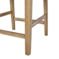 thumbnail image 2 of Christopher Knight Home Armga Fabric Upholstered Wood 26 inch Counter Stools (Set of 2) by  Beige/Weathered Natural, 2 of 5