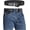 Black, variant on Magic Buckleless Men's Stretch Belts: Comfort Revolution- Hook-Loop Adjustable No Buckle Elastic Belt for Jeans Khaki, 32-48"