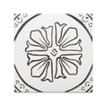 thumbnail image 3 of The Tile Life Cadence 6 in x 6 in Patterned Black Matte Porcelain Floor and Wall Tile Case of 25, 3 of 13