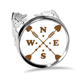 thumbnail image 1 of EsES Pluma de amor decorada Anillo de compromiso de boda de amor ajustable Unbranded M, 1 of 3