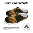 thumbnail image 6 of Fotbe Magical Tarot Reading Pattern Women's Fuzzy Curly Fur Memory Foam Loafer Slippers Indoor Outdoor Slippers Winter Home Shoes-37/38, 6 of 7