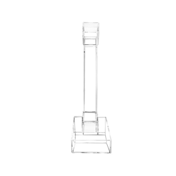 Methold Alimentador de peces, tubo de alimentación, cuenco de alimentación, acrílico transparente, mano de obra fina, comederos de camarones Alimentadores automáticos de peces Como se muestra Pequeño