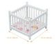 thumbnail image 3 of KAKOWELY Muebles para casa de muñecas, cuna de madera, juguete para niños, 3 of 4