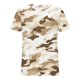 thumbnail image 4 of Camisetas de Manga Larga para Hombres Imprimir Fallow Cuello Redondo Camiseta, Moda Casual Manga Corta Mezcla de Algodón/Lino, 4 of 9
