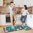 thumbnail image 6 of SKYSONIC Snowman 2 Pieces Kitchen Rug Cushioned Anti-Fatigue Kitchen Rugs Set for Home Office Laundry,19.7" x 27.6"+19.7" x 47.2", 6 of 7