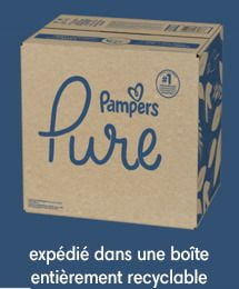 Pampers Pure Baby Diapers, Size 2 (12-18 lbs), 186, Up to 100% Leakproof, Premium Hypoallergenic Soft Diapers