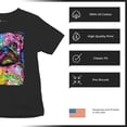 thumbnail image 4 of Tee Hunt Cute Pug Puppy Youth T-Shirt Dean Russo Colorful Neon Mosaic Dog Kids, 4 of 5