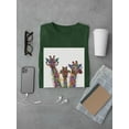 thumbnail image 3 of Rainbow Splash Giraffe Trio. T-Shirt Men -Fab Funky Designs, Male XX-Large, 3 of 4