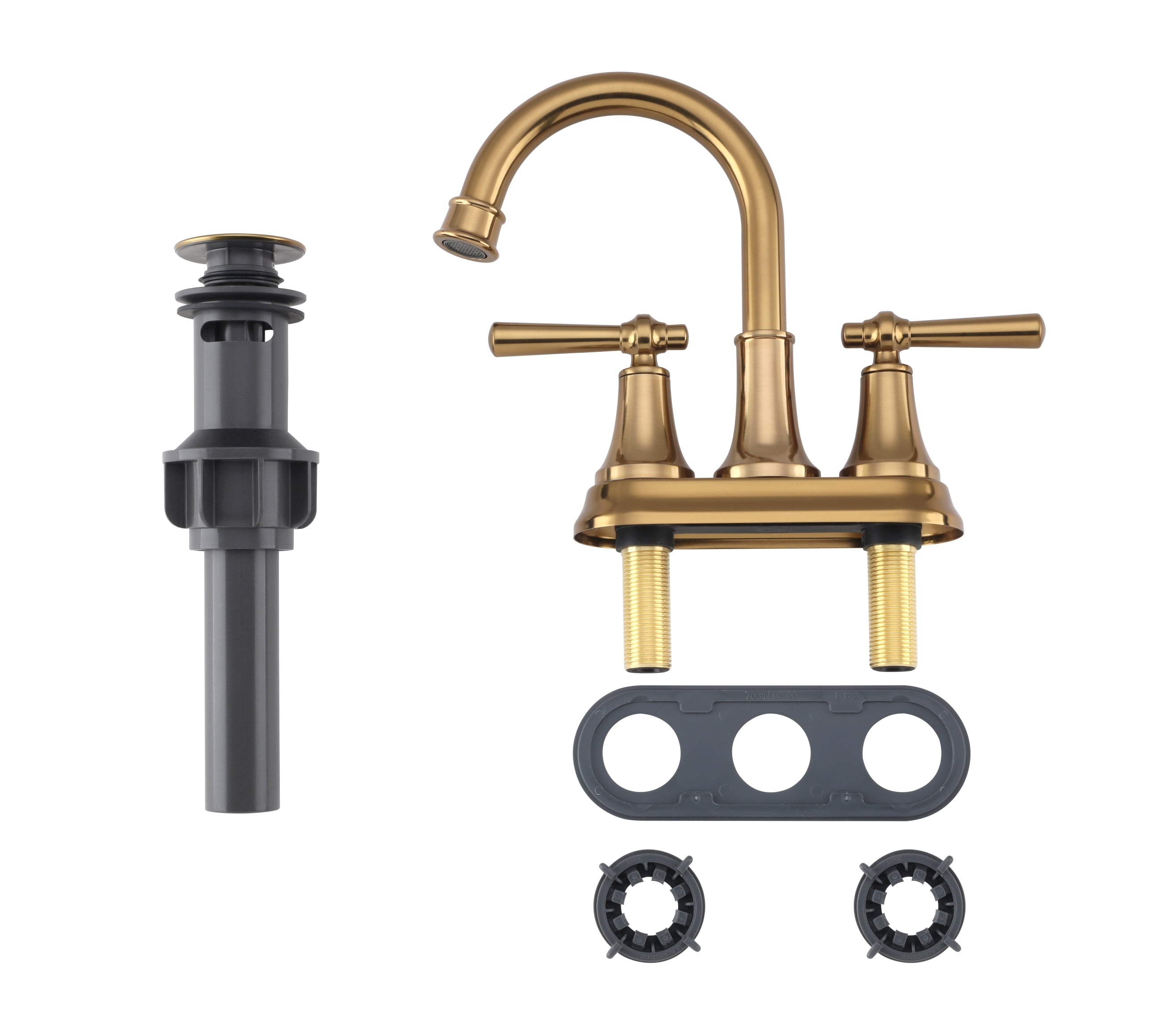 Better Homes & Gardens Modern Heirloom 4" Centerset Bathroom Faucet in Heritage Gold