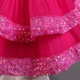 thumbnail image 6 of IDOPIP Pageant Dresses for Girls Sequin Toddler Tiered Tulle Tutu Prom Dress Wedding Birthday Formal Gown 1-2 Years Hot Pink, 6 of 10