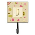 thumbnail image 3 of Letter O Initial Monogram - Tan Dots Leash or Key Holder, 3 of 7