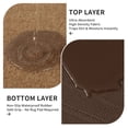 thumbnail image 3 of MIDUORUG Light Brown Runner Rug 2'×10' Non Slip Rubber Back Area Rugs for Indoor Outdoor Hallway Kitchen, 3 of 7