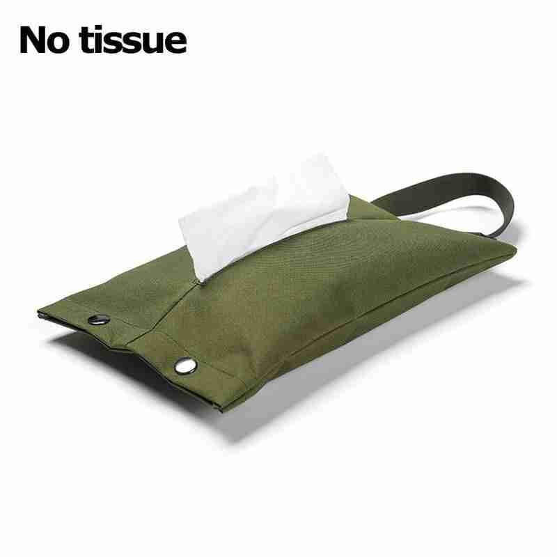 Folding Outdoor Tissue Bag Outdoor Tissue Holder Bag Portable Camping Tissue Box Camping Toilet Paper Holder Roll Case Round Toilet Paper Roll Paper Bag Folding Tissue Bag With Hook For Camping Hiking 