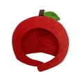 thumbnail image 4 of Tachiuwa Chapeau de Tête en Forme de Fruit pour Fête d'Anniversaire, Cadeau, Cosplay, Rouge, 4 of 9