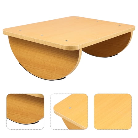 FUEENIRVA Wood Office Footrests Density Board Comfortable Sitting Office Use 1Set