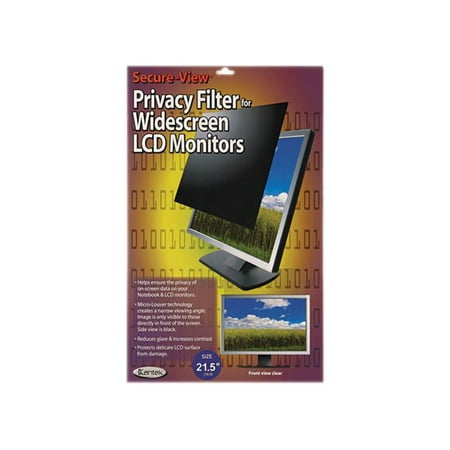Kantek, KTKSVL215W, LCD Monitor Blackout Privacy Screens, 1, Black