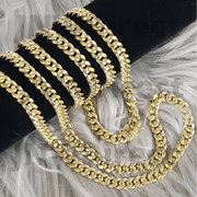 6mm Mens Miami Cuban Link Chain Necklace Box Clasp Real 10K Yellow Gold 20" 22" (24 inches)
