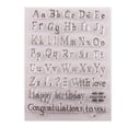 thumbnail image 5 of Ouginx Clear Stamps, 26 Alphabets Rubber Stamp for Scrapbooking and Card Making Supplies, 5 of 5